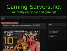 Tablet Screenshot of gaming-servers.net
